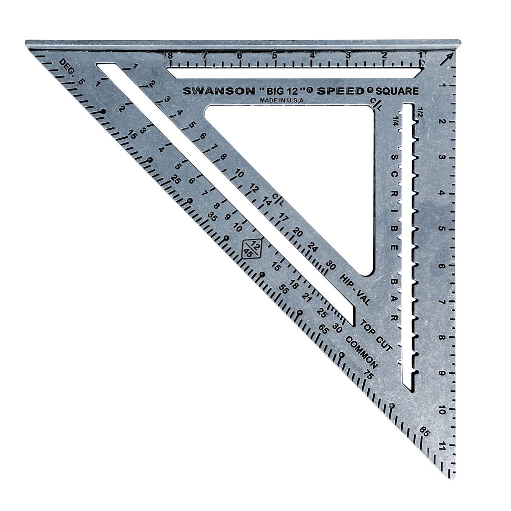 The Big 12® Speed® Square With Layout Bar - Swanson Tool Company