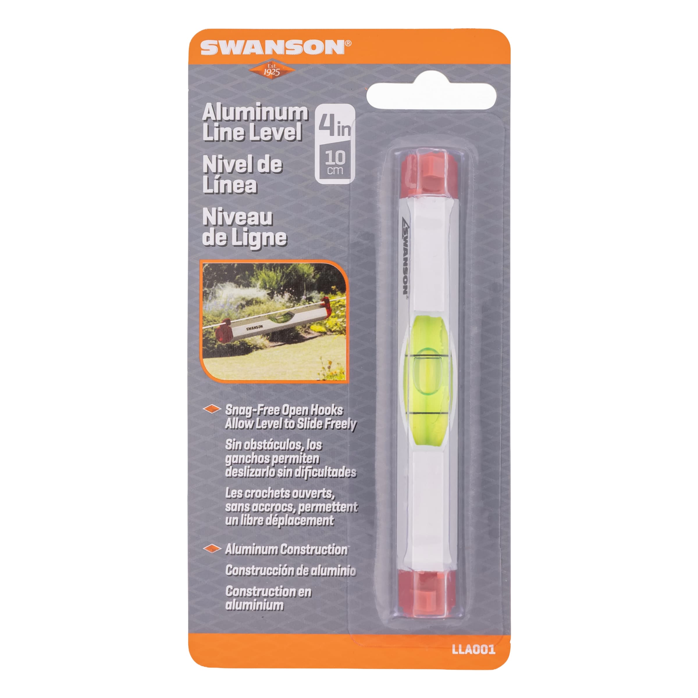 Retail package shot of the Swanson LLA001 Line Level.
