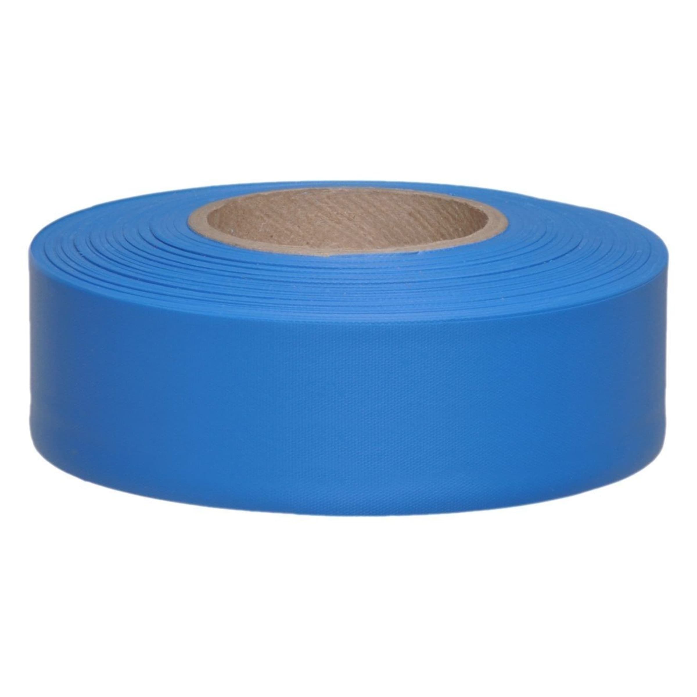 Studio shot of Swanson 300 ft. Taffeta Roll Flagging, six color variants on the roll.