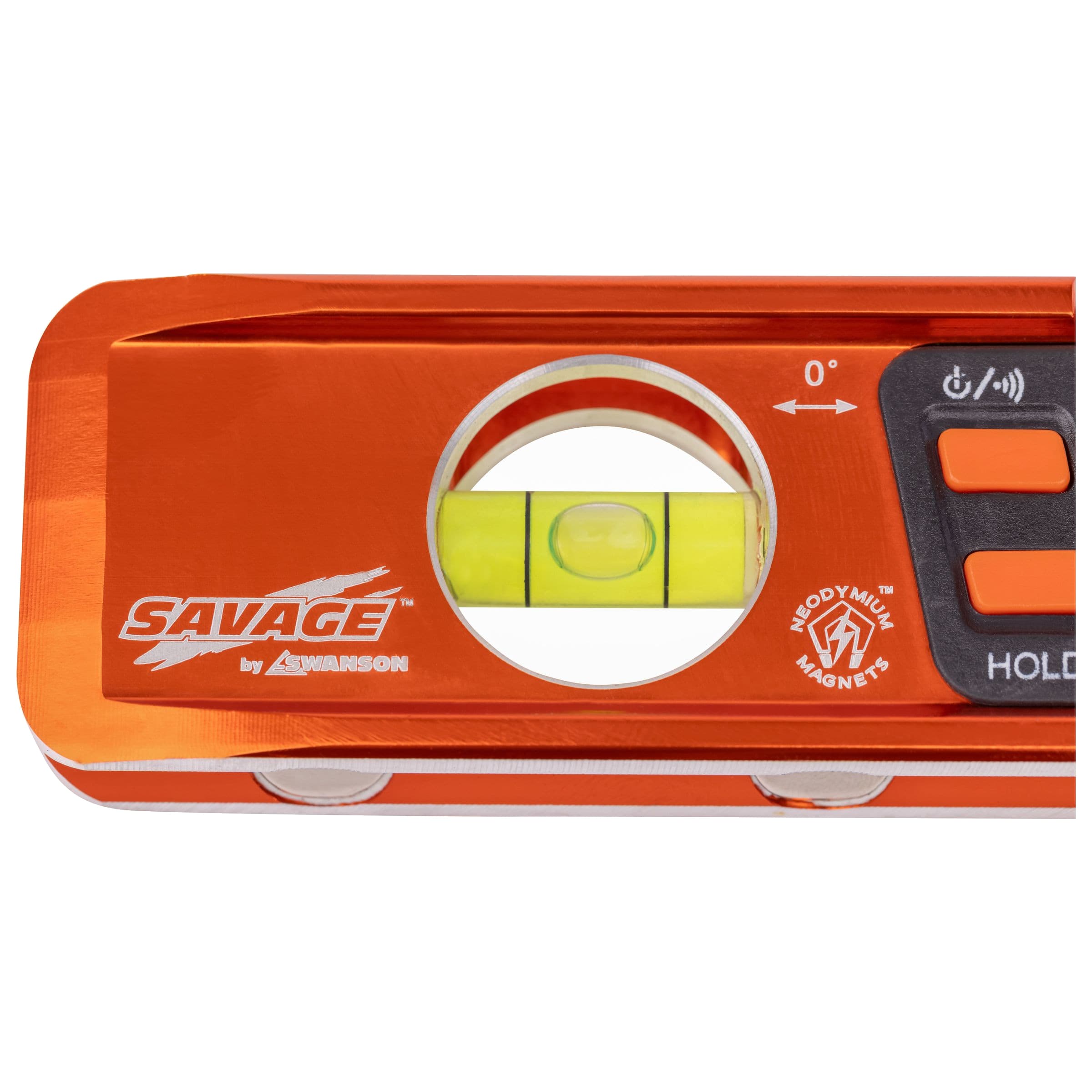 Alt-angle of the SVT200 showing the digital readout from the side, with the 0° vial visible.