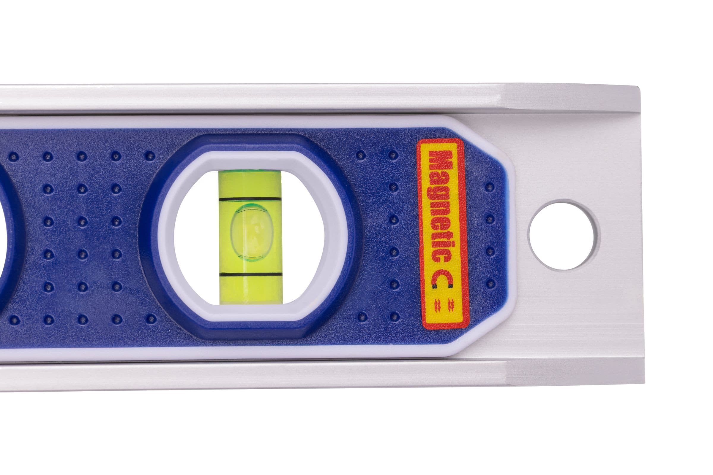 Close-up of the TL002M blue composite insert and aluminum extrusion edge.