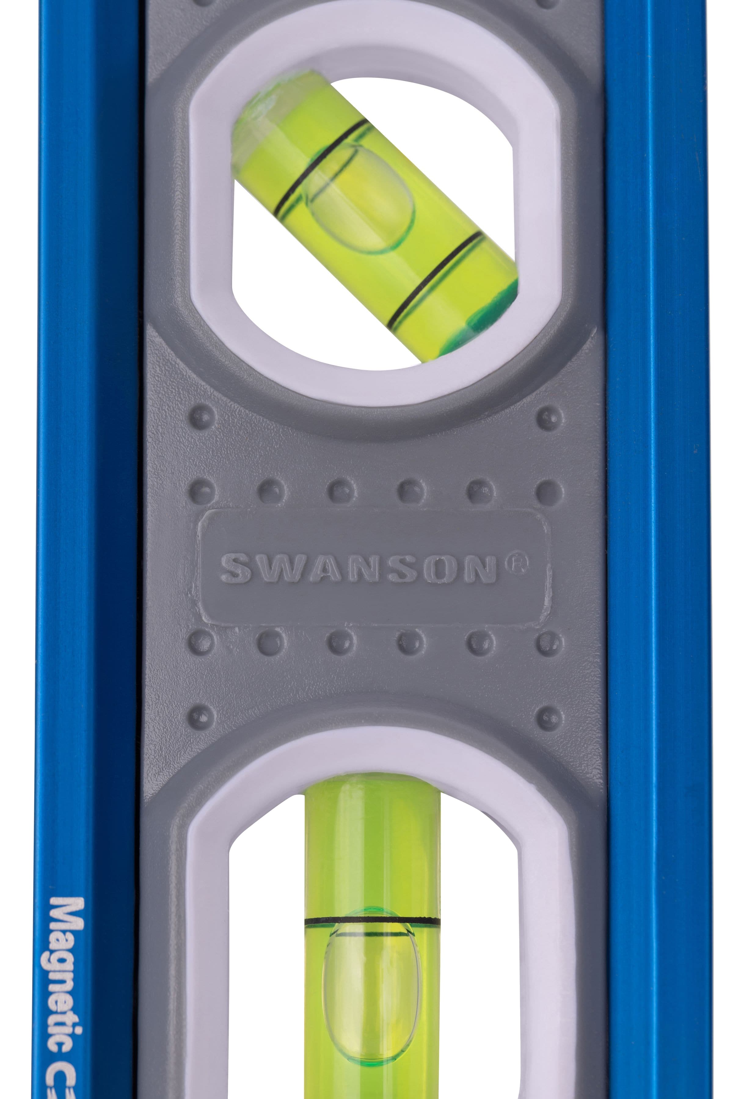 Close-up of the TL009M vial cluster showing the beveled white vial surrounds and SWANSON brand mark.