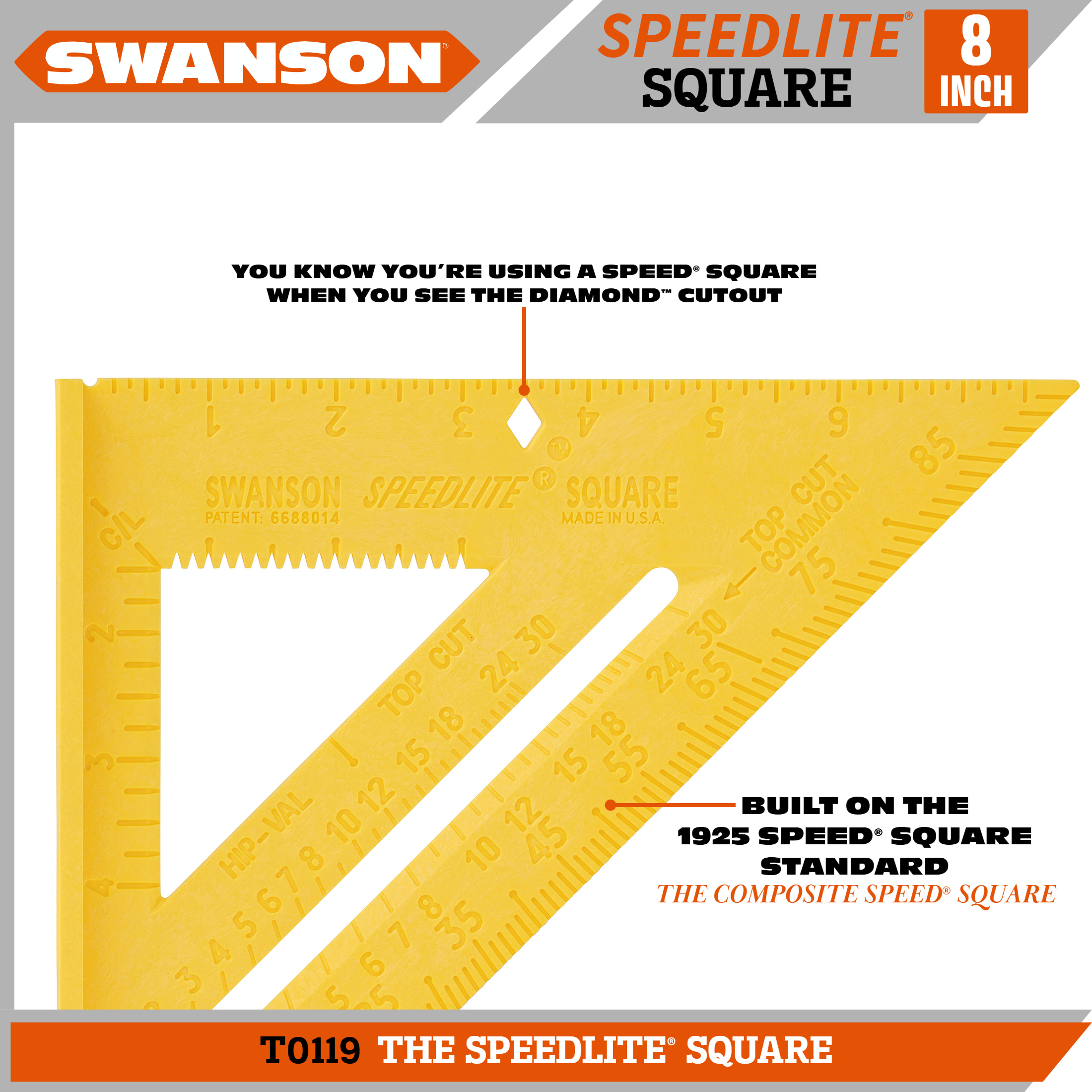 The Big 12® Speedlite® Square, Swanson Tool Co. | Swanson Tool Co.